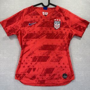 2019 USWNT National Soccer Team Nike Women's Medium Away Red World Cup Jersey